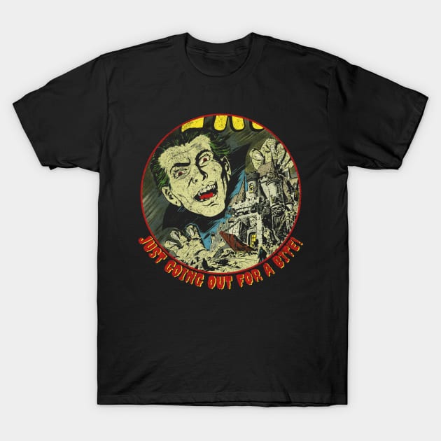 Halloween Vampire / Going Out For A Bite! T-Shirt by RCDBerlin